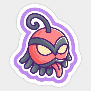 Cute Monster Head 11 Sticker